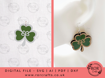 St Patrick's Day Earrings - Digital File
