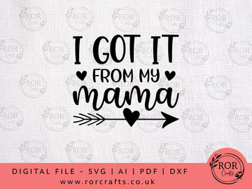 I Got It From My Mama - Digital File