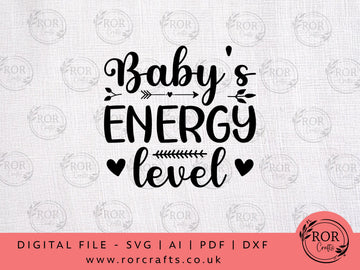 Baby's Energy Level - Digital File