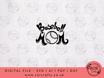 Baseball Mom - Digital File