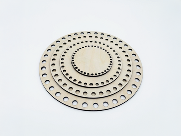 Thin Circular Crochet Bases (Multiple Sizes)