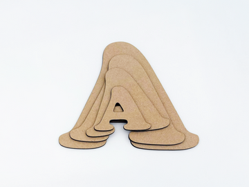 Letters (Cooper) - Craft Shape
