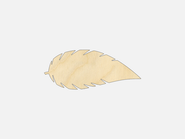 Feather - Craft Shape