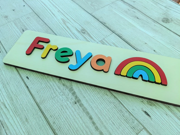 Rainbow - Personalised Name Puzzle