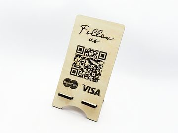 Personalised QR Business Phone Stand
