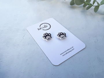 Paw Print Earrings
