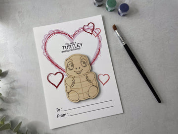 Turtle Valentines Day Pocket Hug