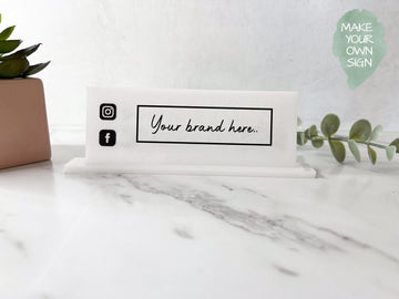 Small Business Name Photo Prop