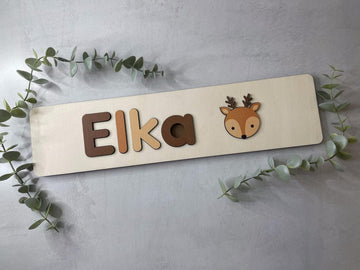 Deer - Personalised Name Puzzle
