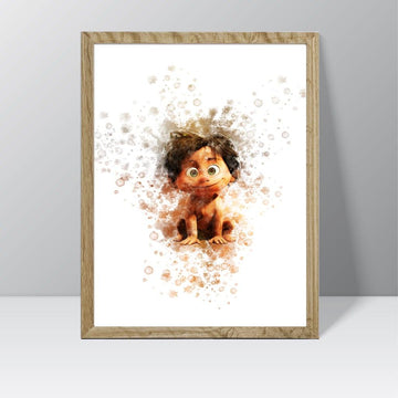 Good Dinosaur (Spot) - Watercolour Splash Print