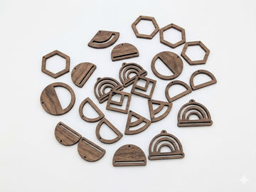 Macrame Walnut & Oak Wood Blanks
