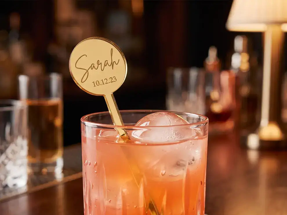 Cocktail Drink Stirrers (Gold) - RoRCrafts
