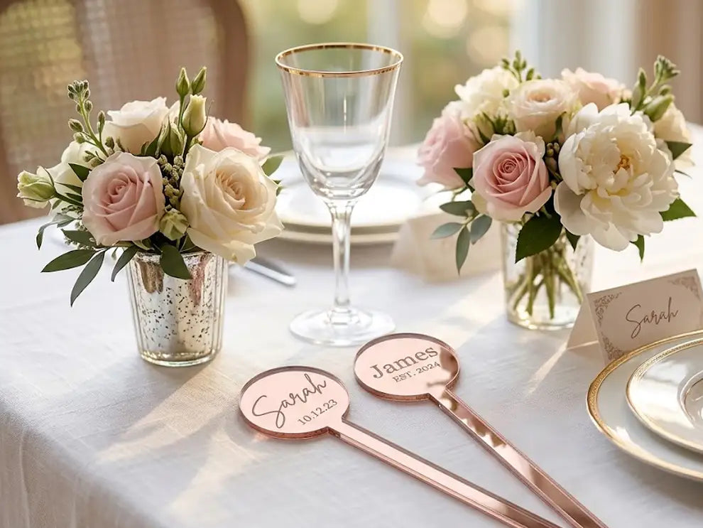 Cocktail Drink Stirrers (Rosegold) - RoRCrafts