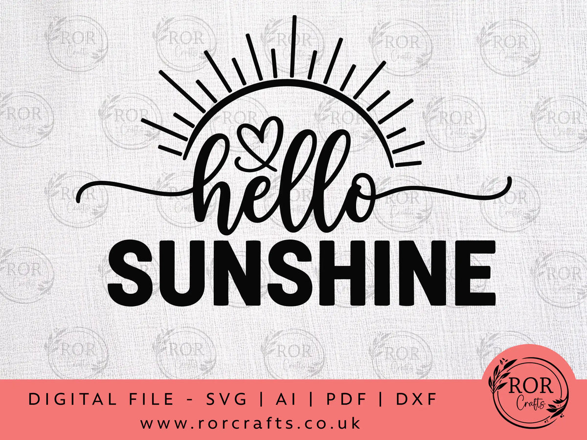 Hello Sunshine - Digital File