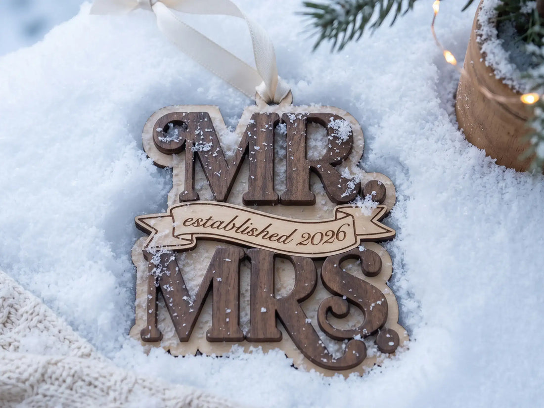 Mr & Mrs Christmas Bauble