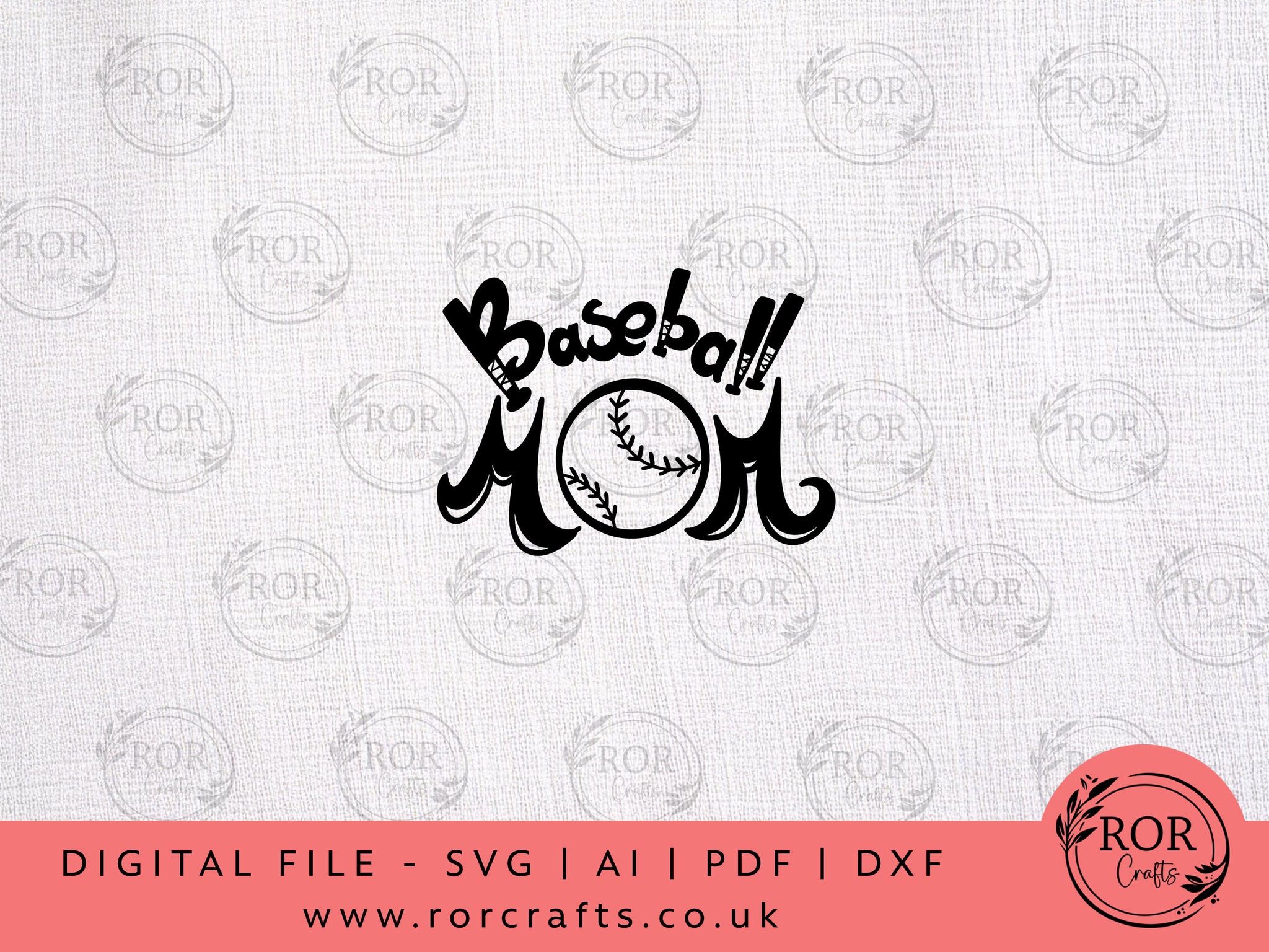 Baseball Mom - Digital File