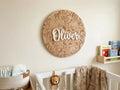Personalized Safari Nursery Name Sign | Wooden Jungle Animal Wall Art - RoRCrafts