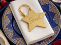 Personalized Star Place Names with Tassels - Acrylic Wedding Favors - RoRCrafts