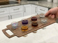 The Alchemist’s Palette | Suspended Shot Glass Flight Tray