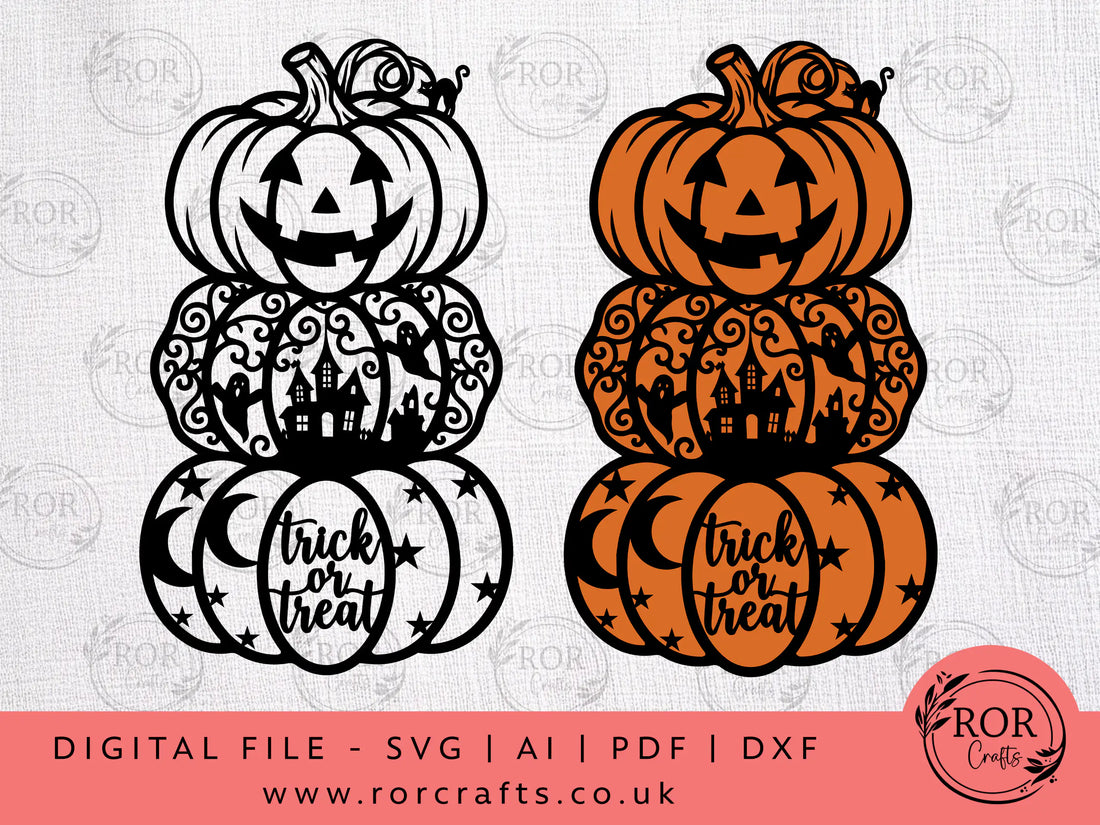 Trick or Treat Pumpkin - Digital File