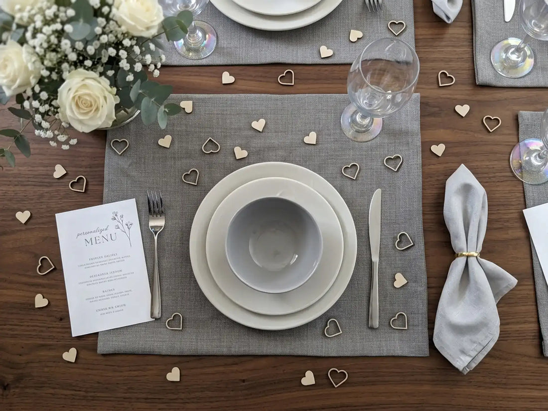 Wooden Heart Table Confetti - RoRCrafts