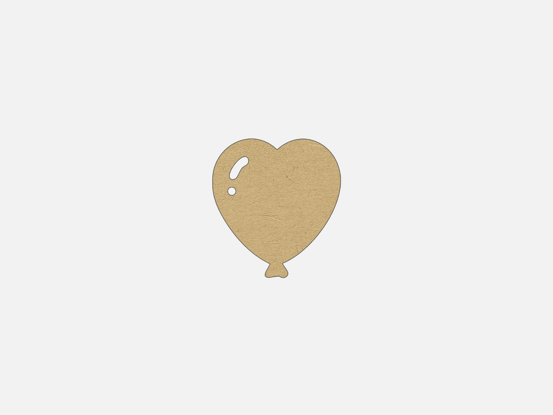 Heart Balloon - Craft Shape