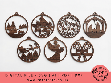 Christmas Bauble Collection - Digital File