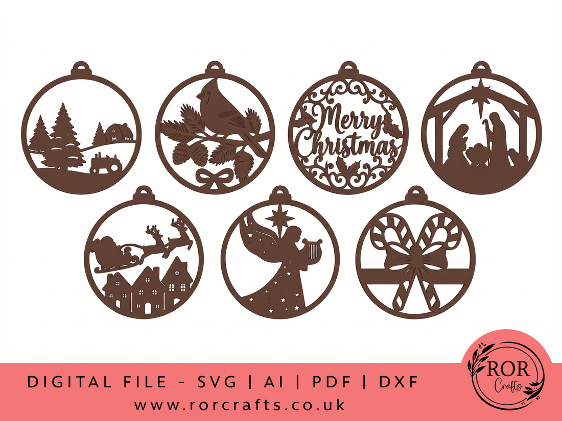 Christmas Bauble Collection - Digital File