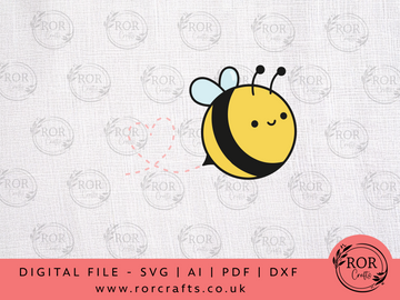 Bee with Heart - Digital File