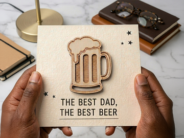 The Best Beer Dad Card
