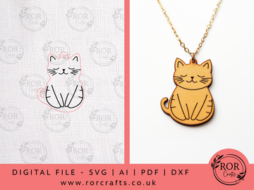 Cat Necklace - Digital File