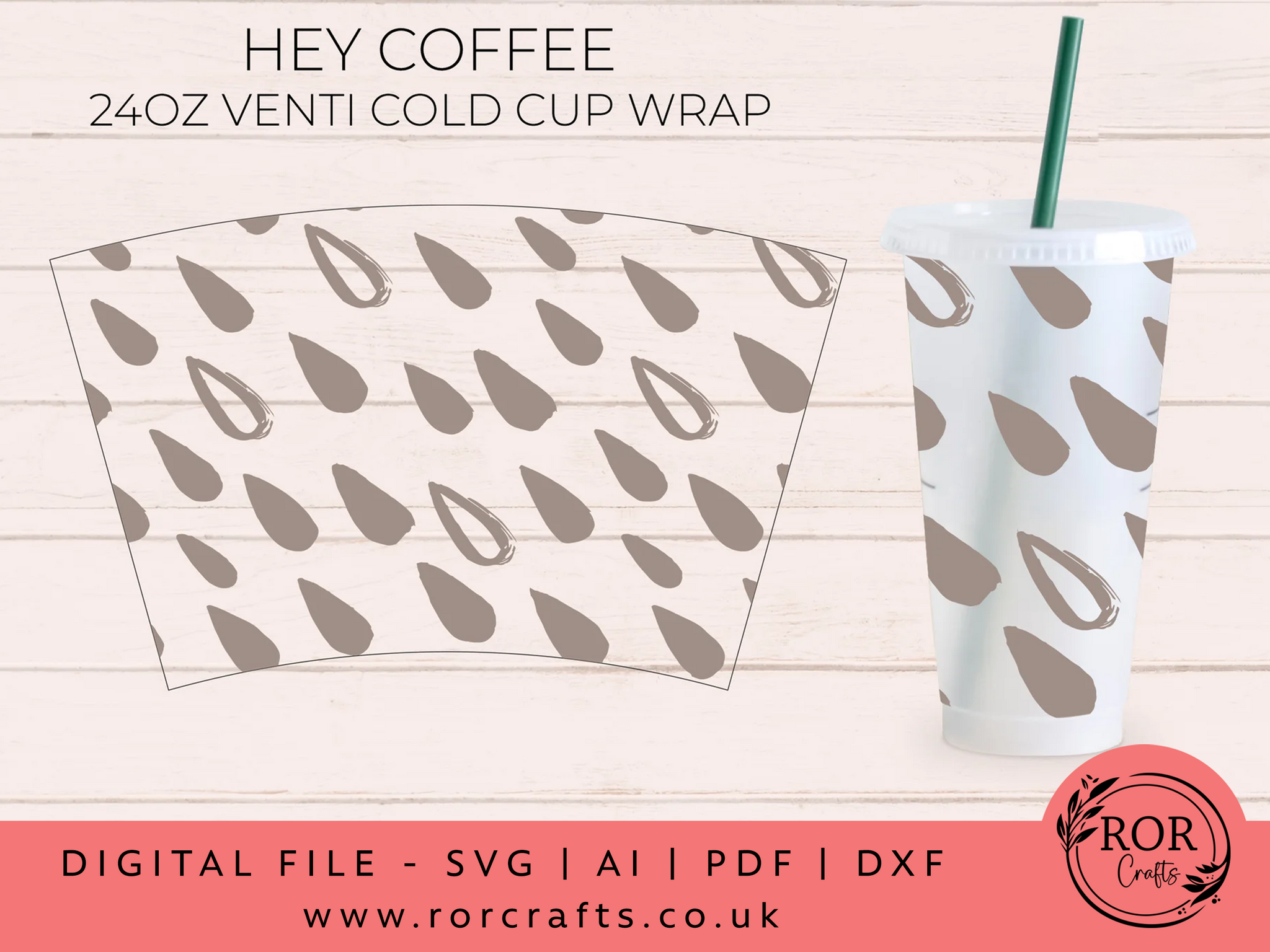 24oz Venti Cold Hey Coffee