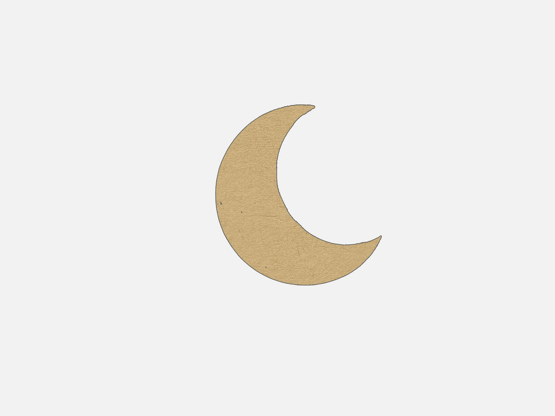 Moon - Craft Shape