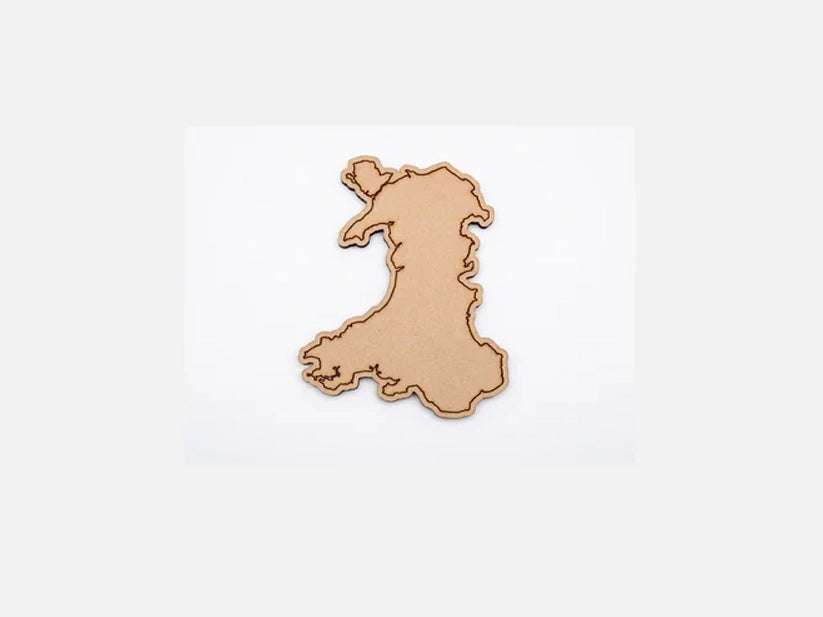 Wales Outline - Craft Shape
