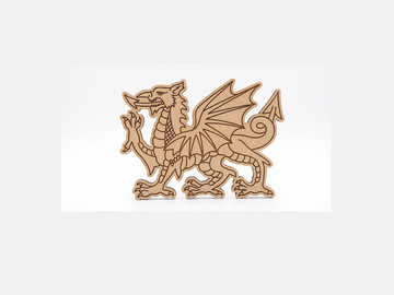 Welsh Dragon - Craft Shape