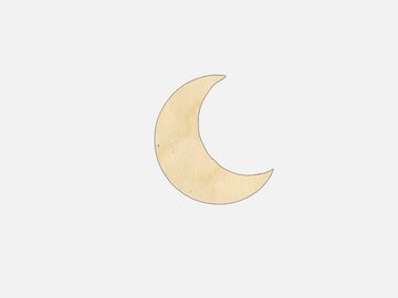 Moon - Craft Shape