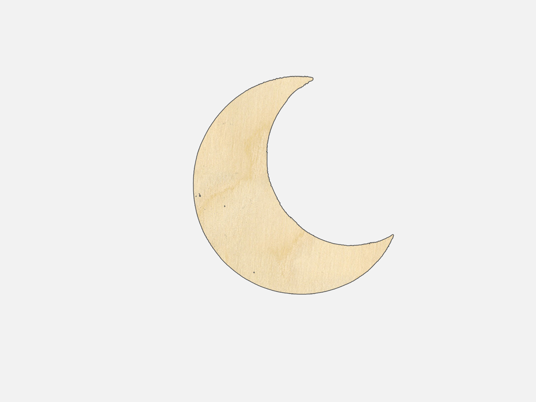 Moon - Craft Shape