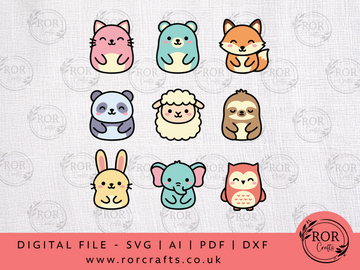 Cute Animals - Digital File