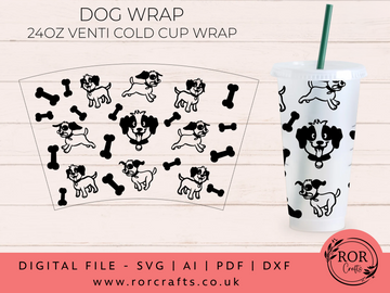 24oz Venti Cold Dog Wrap