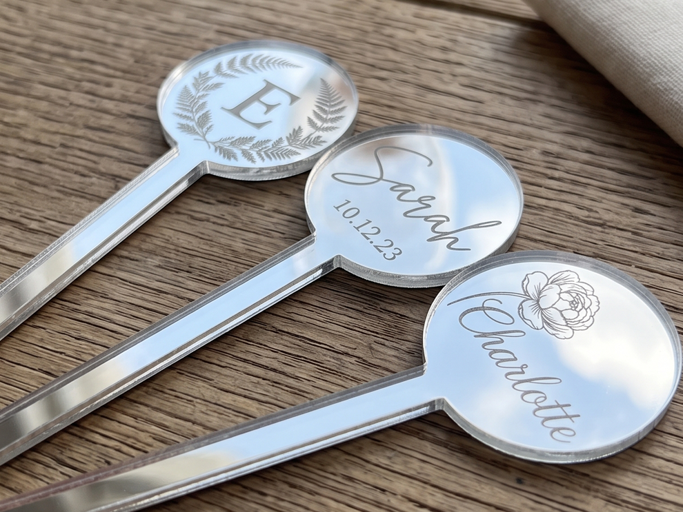 Cocktail Drink Stirrers (Silver)
