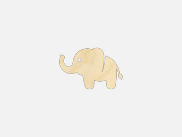 Elephant - Craft Shape