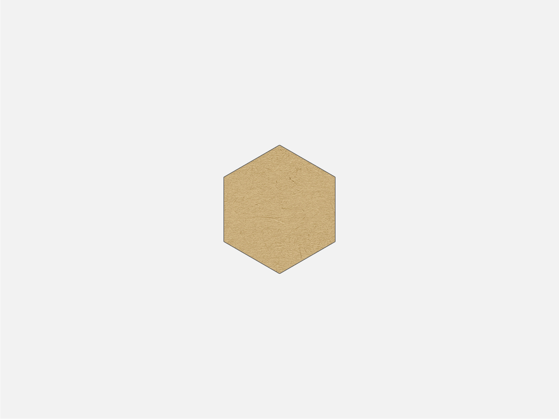 Hexagram - Craft Shape