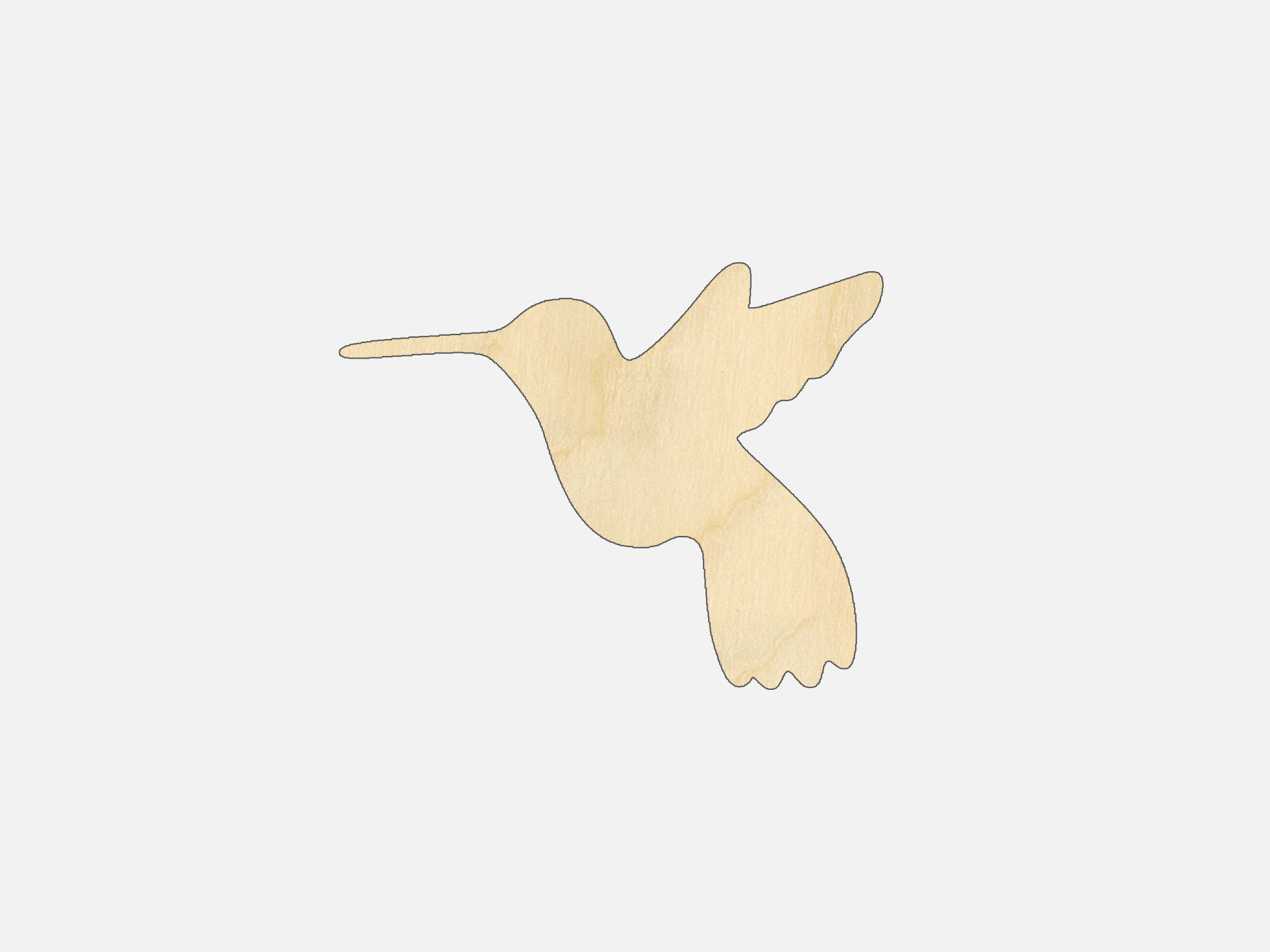 Humming Bird - Craft Shape
