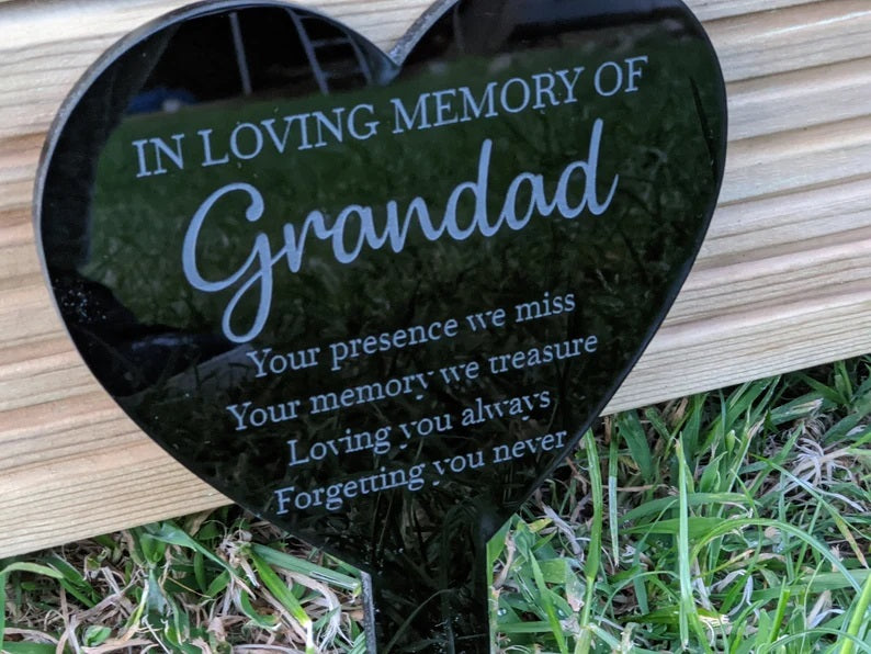 Memorial Grave Marker Plaque