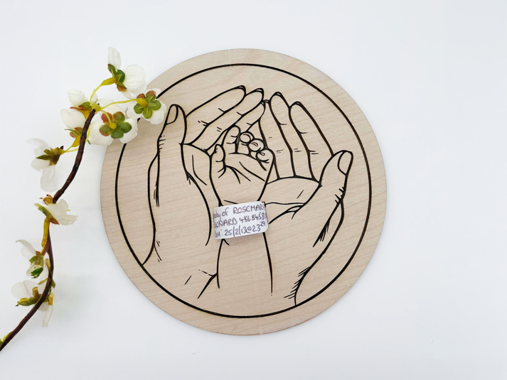 Hospital Tag Display Plaque