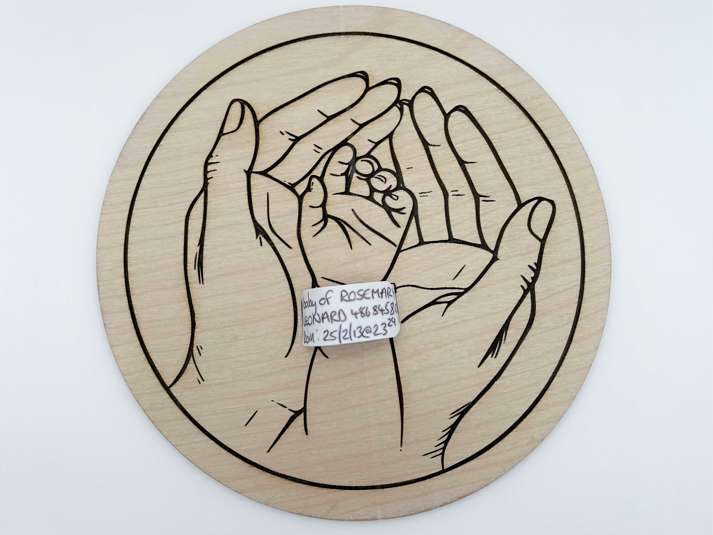 Hospital Tag Display Plaque