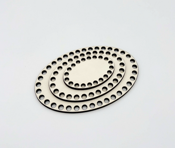 Thin Oval Crochet Bases (Multiple Sizes)