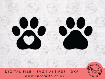 Paw Print - Digital File