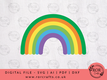 Simple  Rainbow - Digital File
