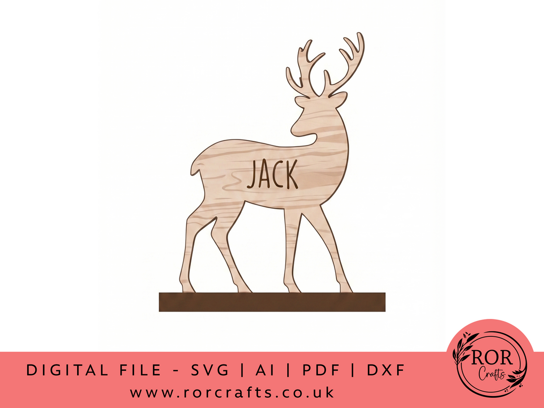 Reindeer Ornament - Digital File